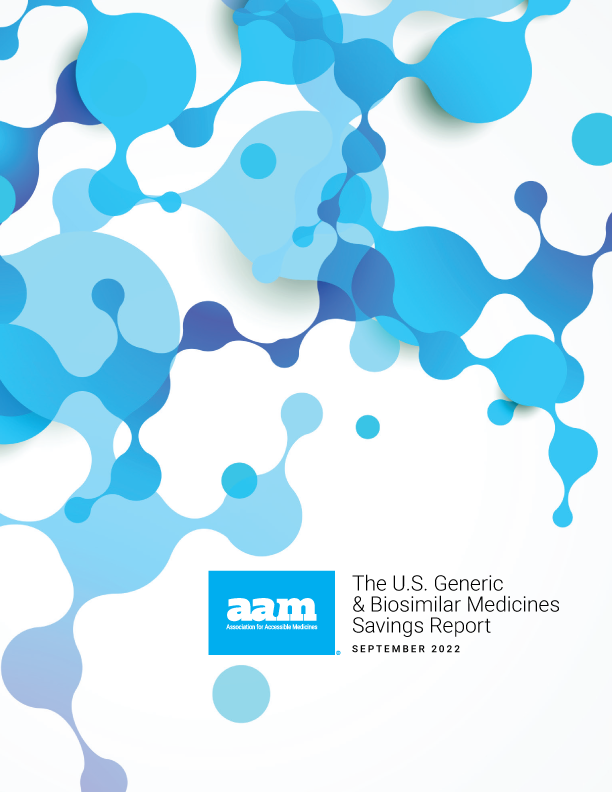 AAM 2021 U.S. Generic and Biosimilar Medicines Savings Report. October 2021