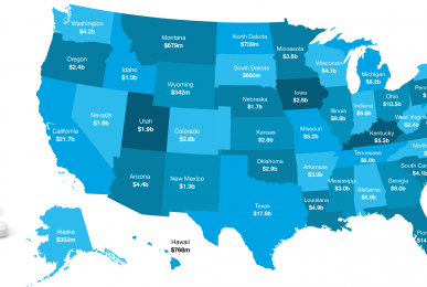 US Generic Savings Map - 2016