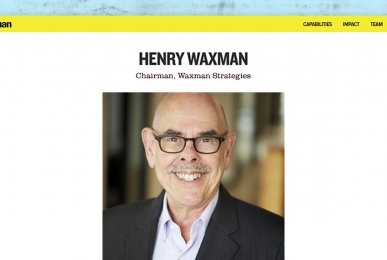 Henry Waxman, Chairman, Waxman Strategies