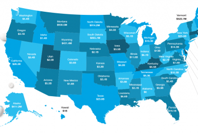 State Savings Map