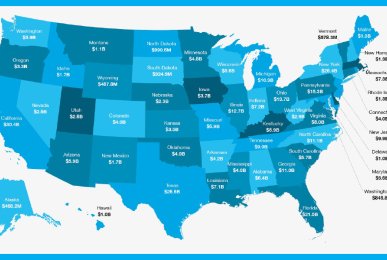 2021 State Savings Map