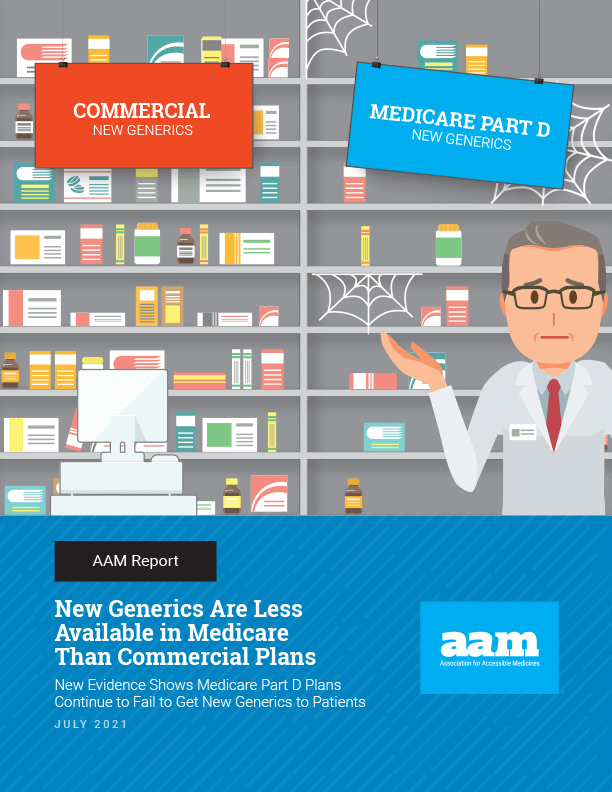 AAM Report: New Generics Are Less Available in Medicare Than Commercial Plans